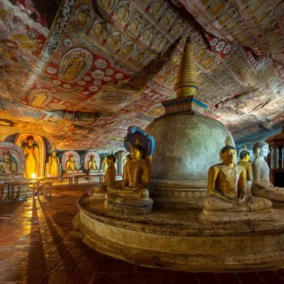Dambulla,Historical,Cave,Temple,In,Sri,Lanka